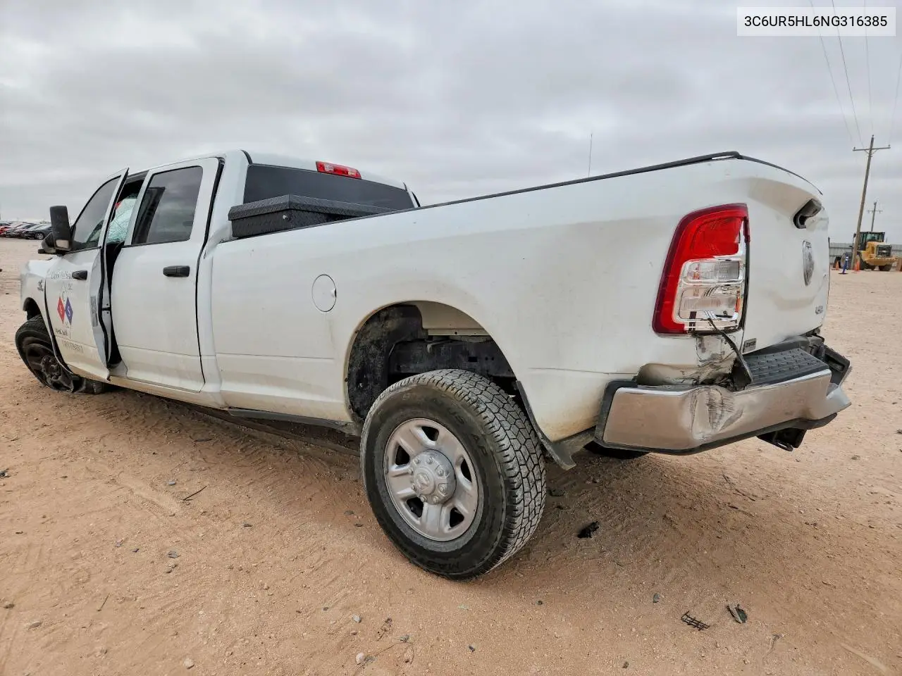 2022 Ram 2500 Tradesman VIN: 3C6UR5HL6NG316385 Lot: 53538096
