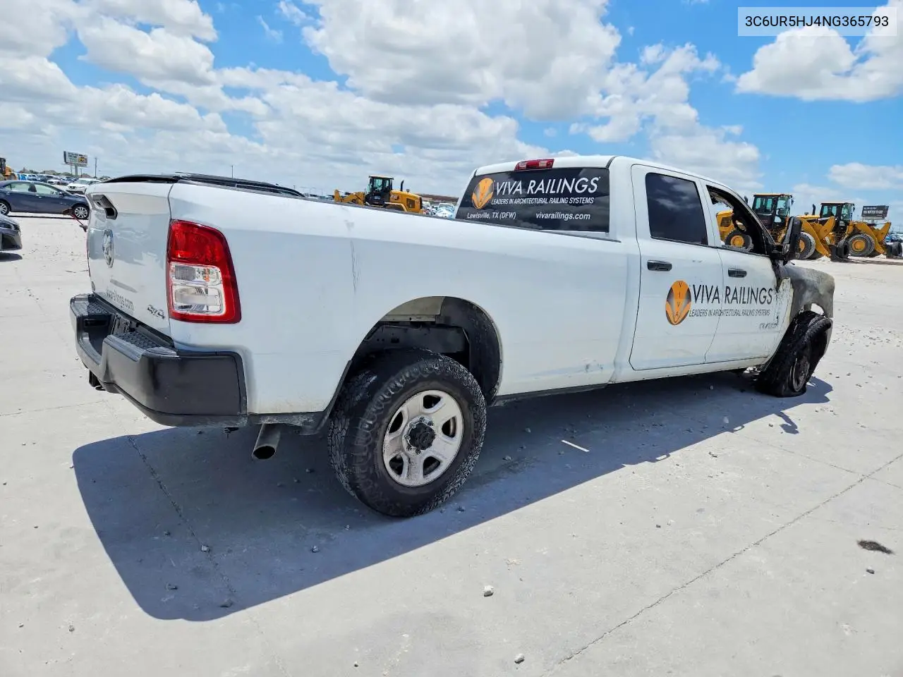 2022 Ram 2500 Tradesman VIN: 3C6UR5HJ4NG365793 Lot: 55136976
