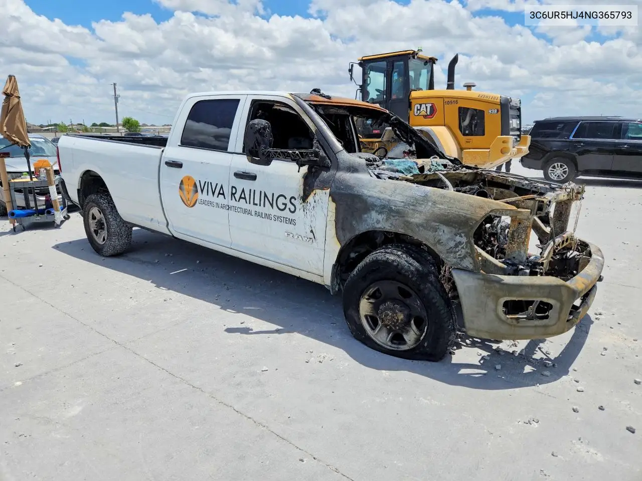 2022 Ram 2500 Tradesman VIN: 3C6UR5HJ4NG365793 Lot: 55136976