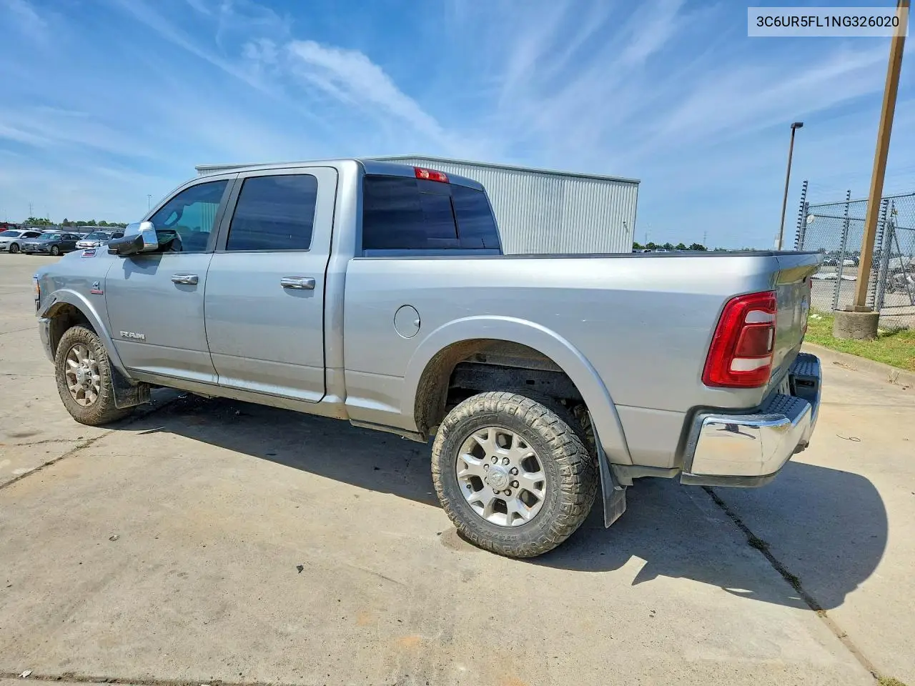2022 Ram 2500 Laramie VIN: 3C6UR5FL1NG326020 Lot: 55835296