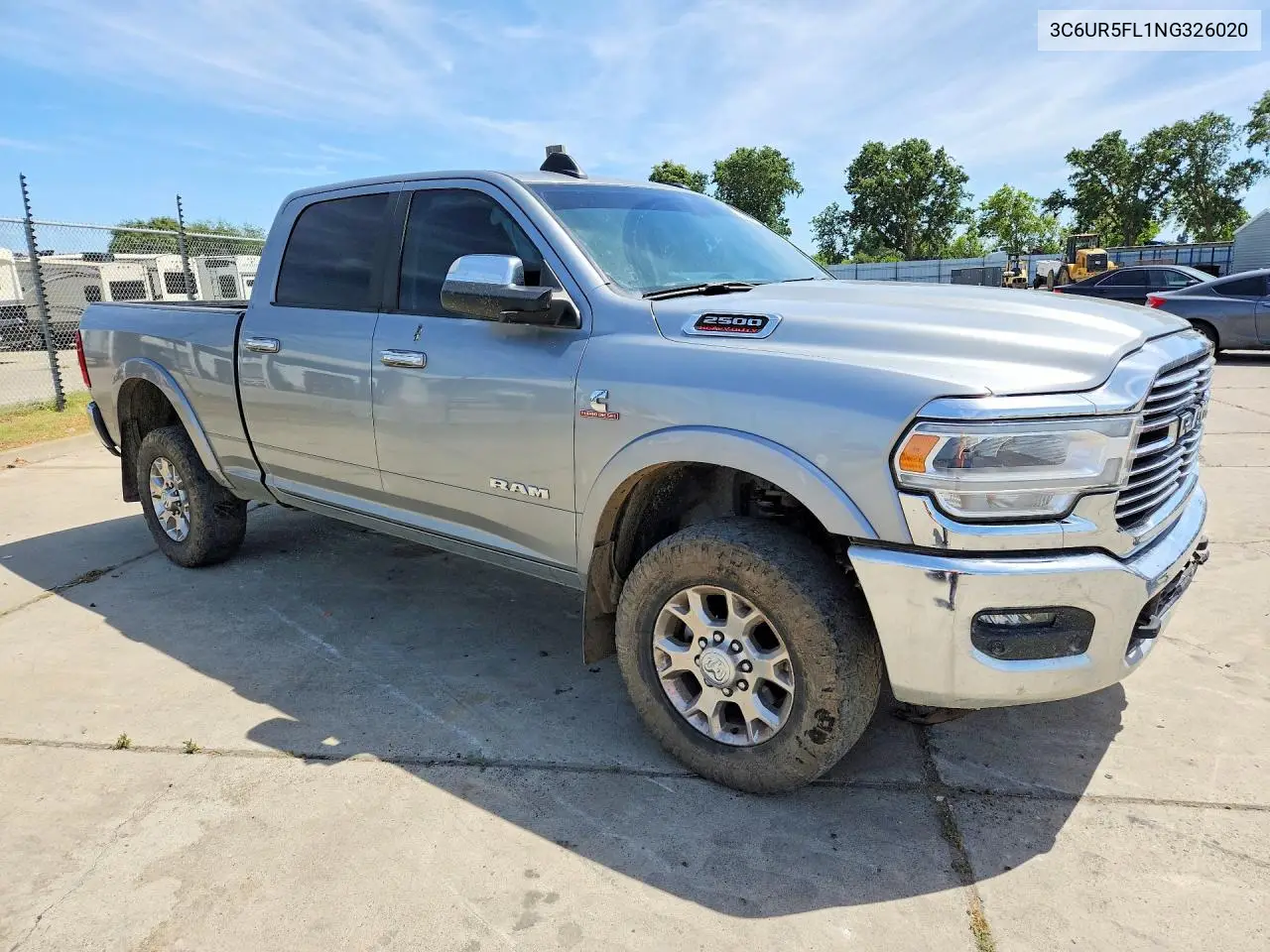 2022 Ram 2500 Laramie VIN: 3C6UR5FL1NG326020 Lot: 55835296