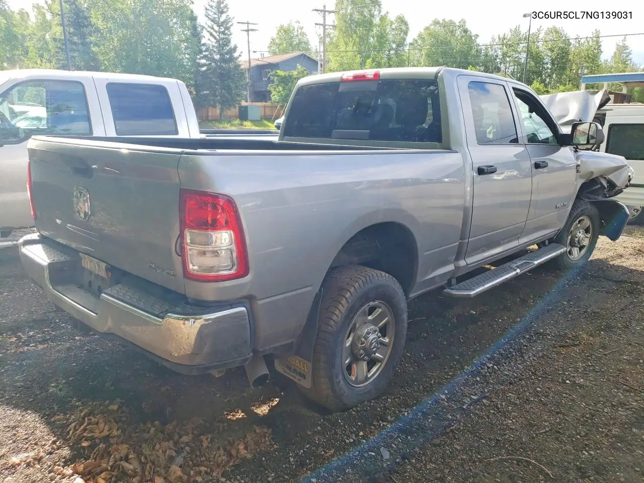 2022 Ram 2500 Tradesman VIN: 3C6UR5CL7NG139031 Lot: 56596946