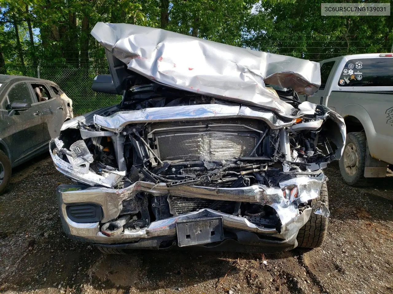 2022 Ram 2500 Tradesman VIN: 3C6UR5CL7NG139031 Lot: 56596946