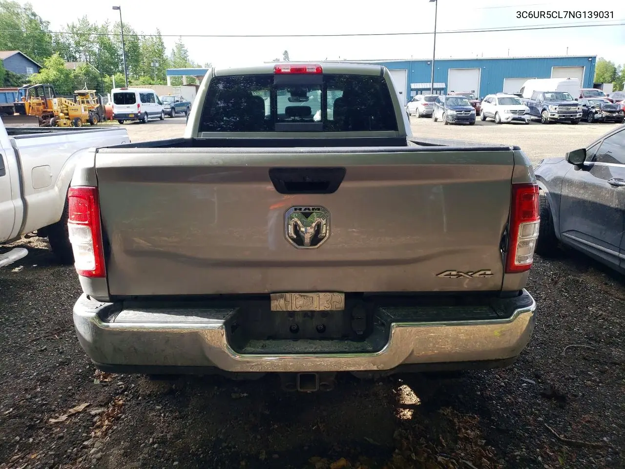 2022 Ram 2500 Tradesman VIN: 3C6UR5CL7NG139031 Lot: 56596946