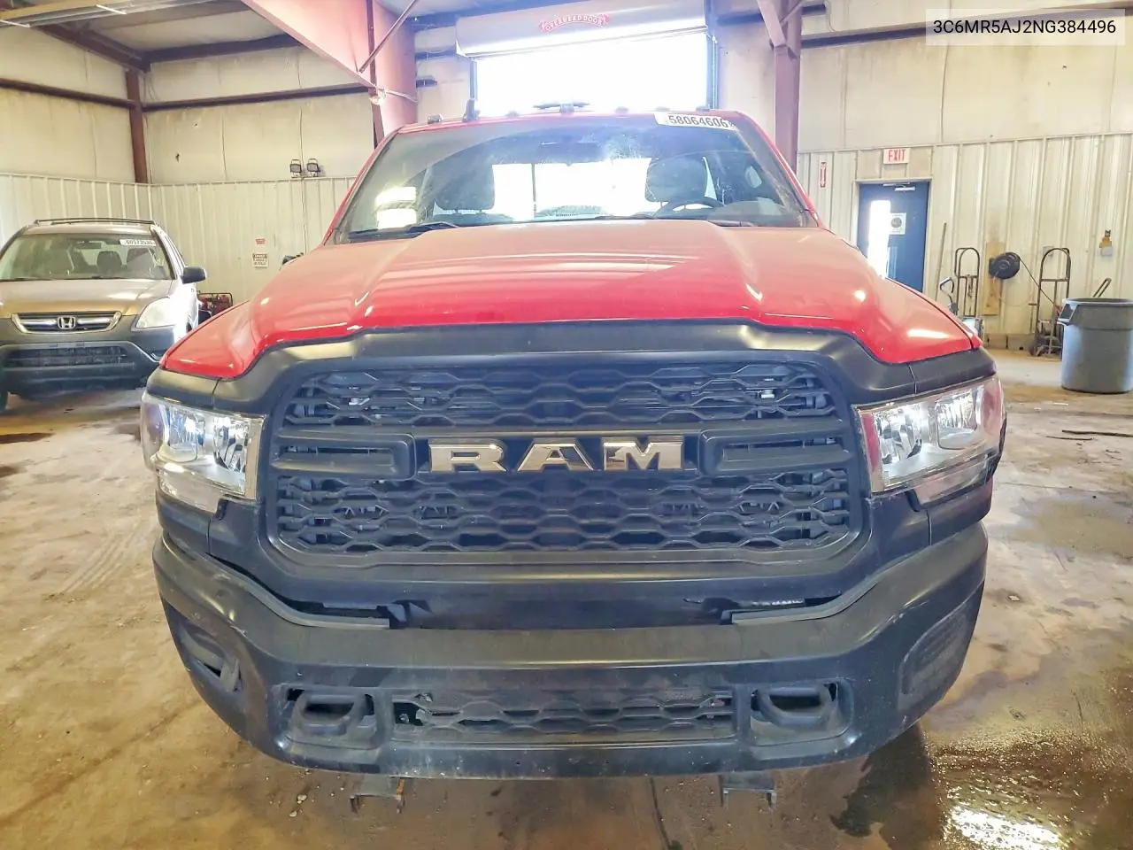 2022 Ram 2500 Tradesman VIN: 3C6MR5AJ2NG384496 Lot: 58064606