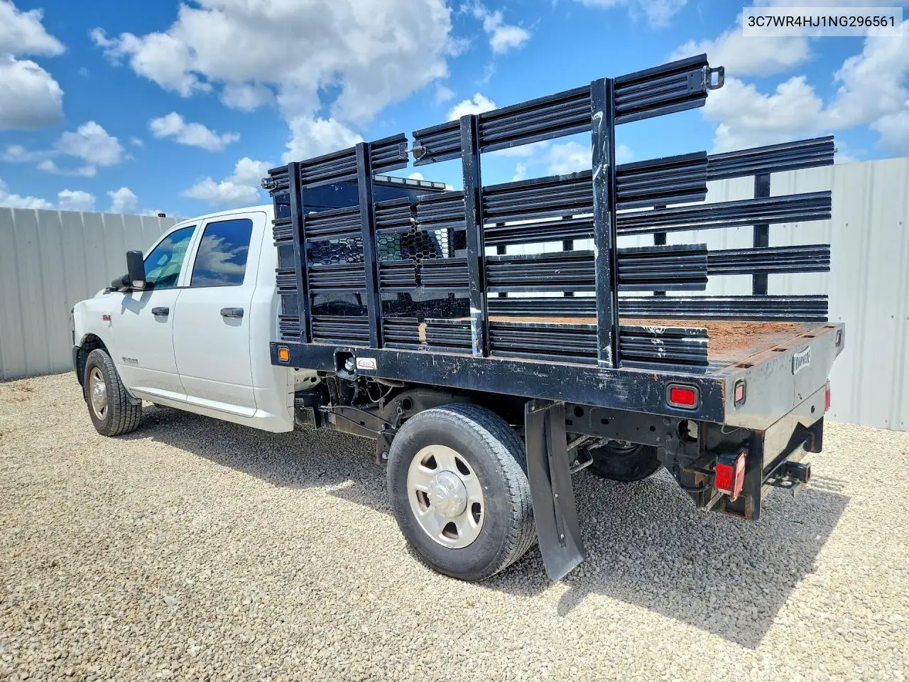 2022 Ram 2500 Tradesman VIN: 3C7WR4HJ1NG296561 Lot: 59297726