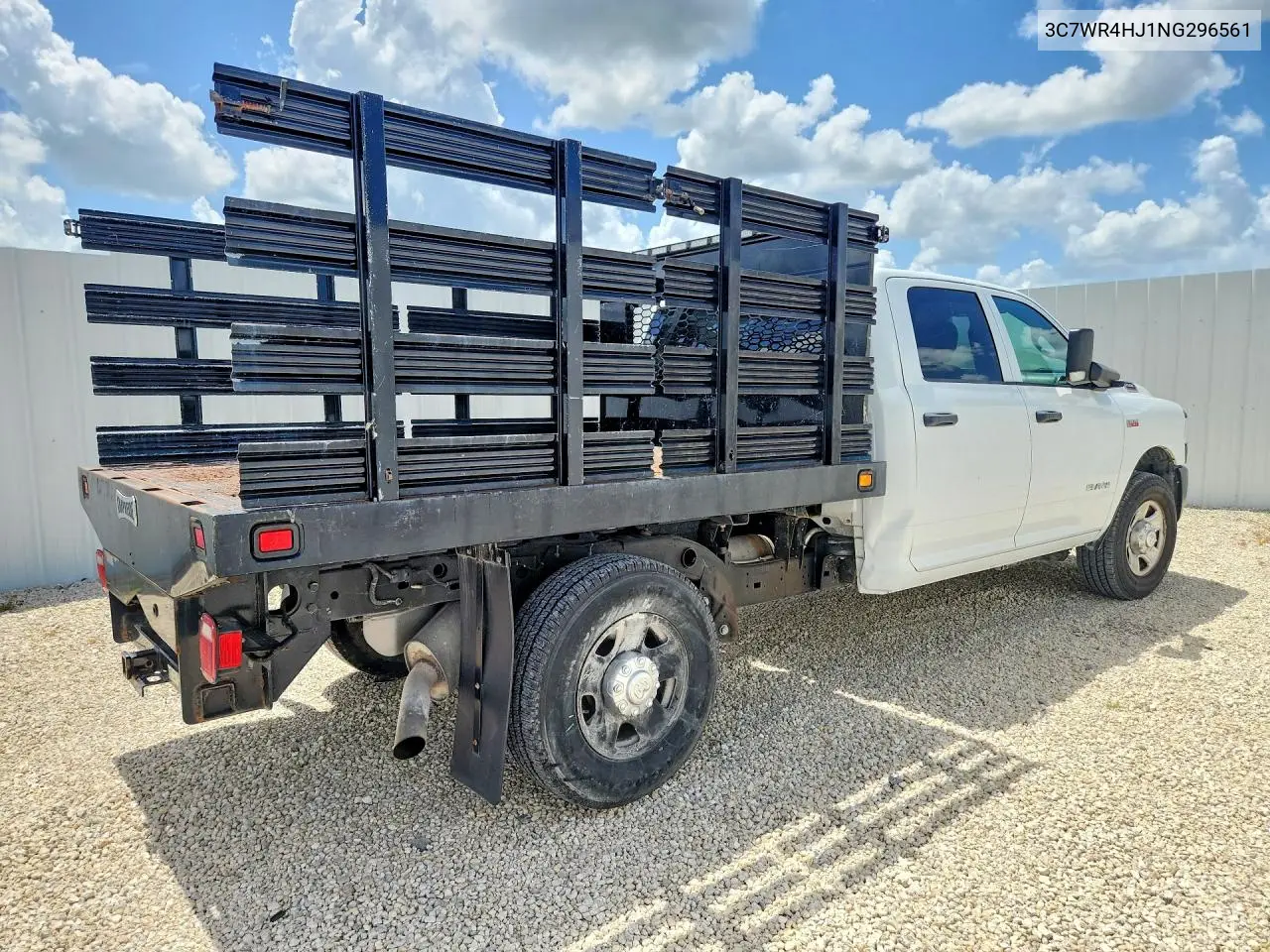 2022 Ram 2500 Tradesman VIN: 3C7WR4HJ1NG296561 Lot: 59297726
