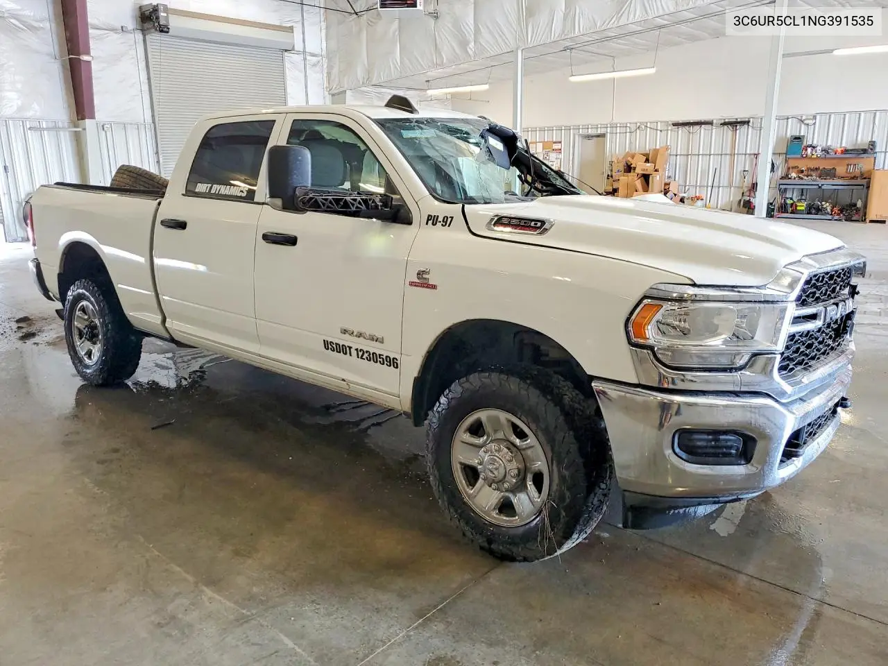 2022 Ram 2500 Tradesman VIN: 3C6UR5CL1NG391535 Lot: 59856806