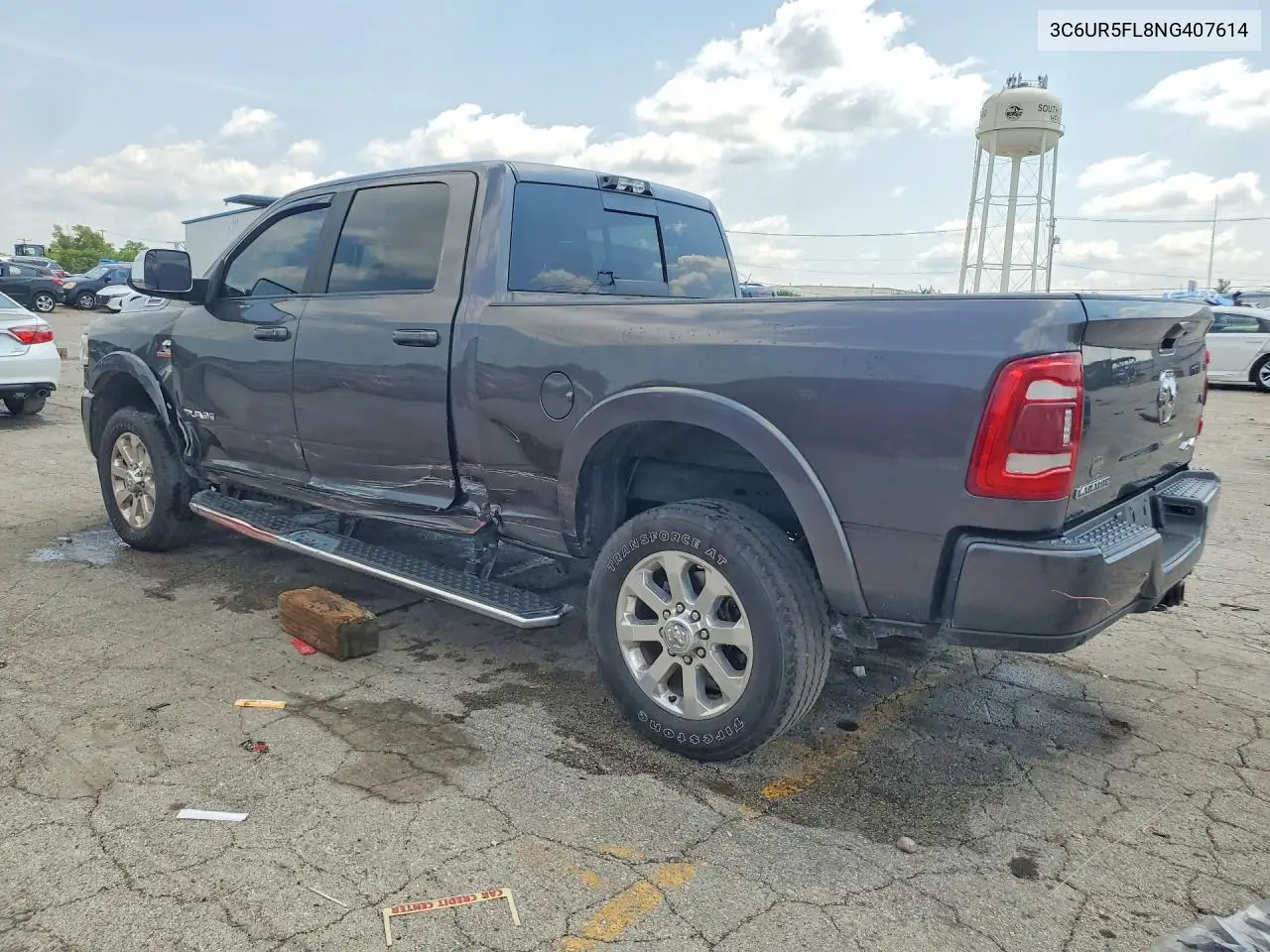2022 Ram 2500 Laramie VIN: 3C6UR5FL8NG407614 Lot: 60071646