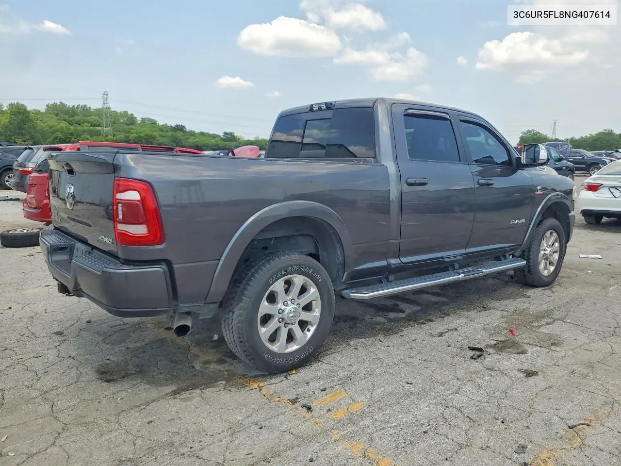 2022 Ram 2500 Laramie VIN: 3C6UR5FL8NG407614 Lot: 60071646