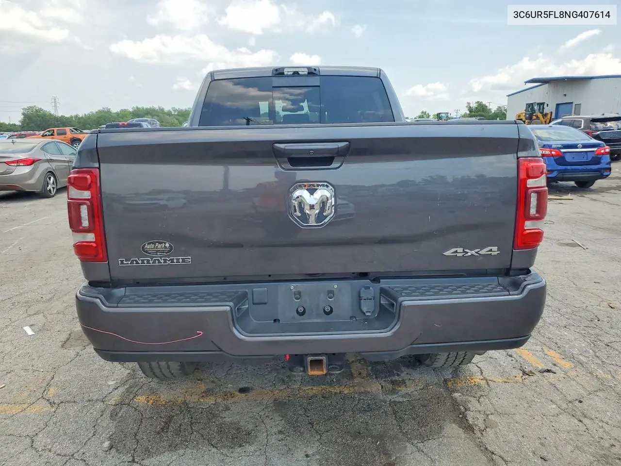 2022 Ram 2500 Laramie VIN: 3C6UR5FL8NG407614 Lot: 60071646