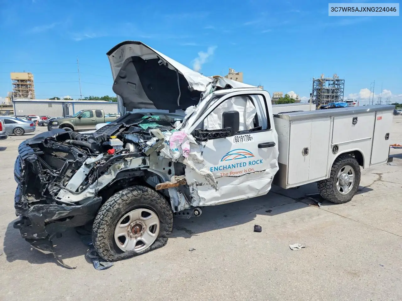 2022 Ram 2500 Tradesman VIN: 3C7WR5AJXNG224046 Lot: 60191706