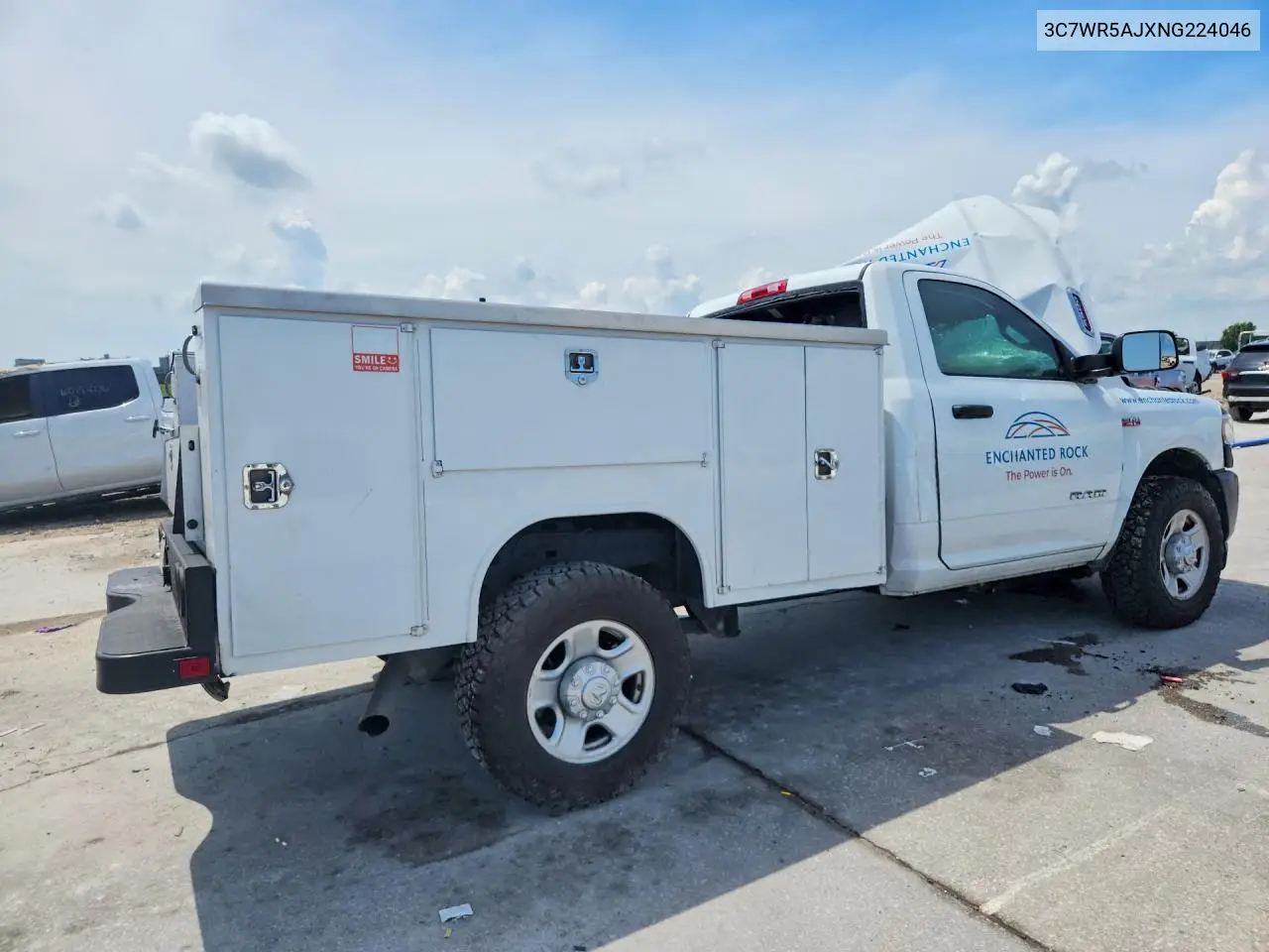 2022 Ram 2500 Tradesman VIN: 3C7WR5AJXNG224046 Lot: 60191706