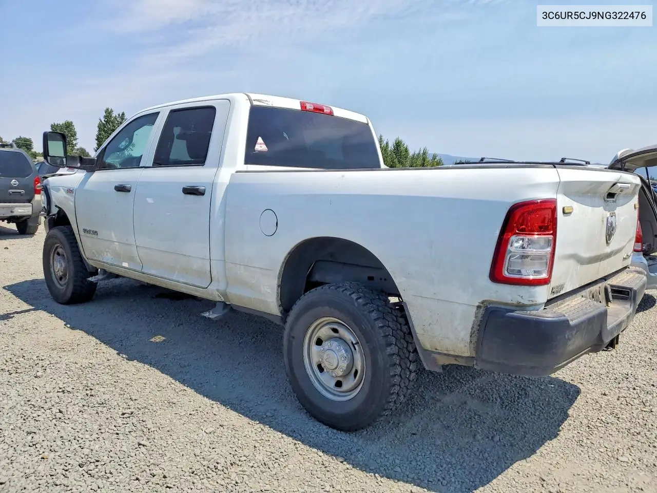 2022 Ram 2500 Tradesman VIN: 3C6UR5CJ9NG322476 Lot: 61168596