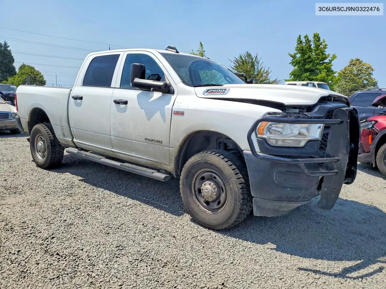 2022 Ram 2500 Tradesman VIN: 3C6UR5CJ9NG322476 Lot: 61168596