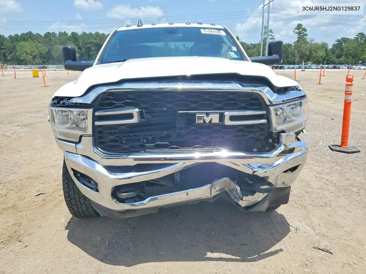 2022 Ram 2500 Tradesman VIN: 3C6UR5HJ2NG129837 Lot: 61884406