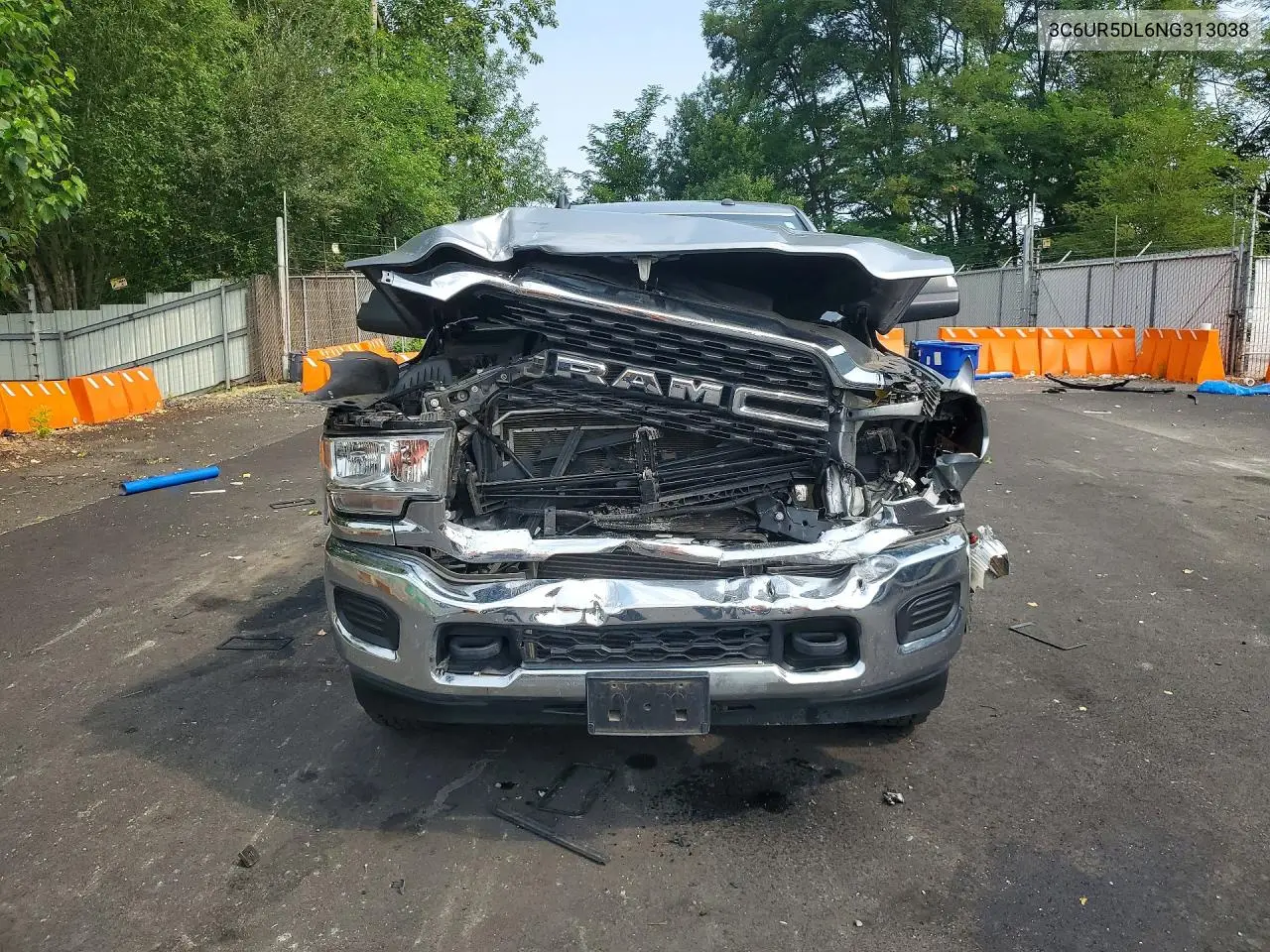 2022 Ram 2500 Big Horn/Lone Star VIN: 3C6UR5DL6NG313038 Lot: 62080076