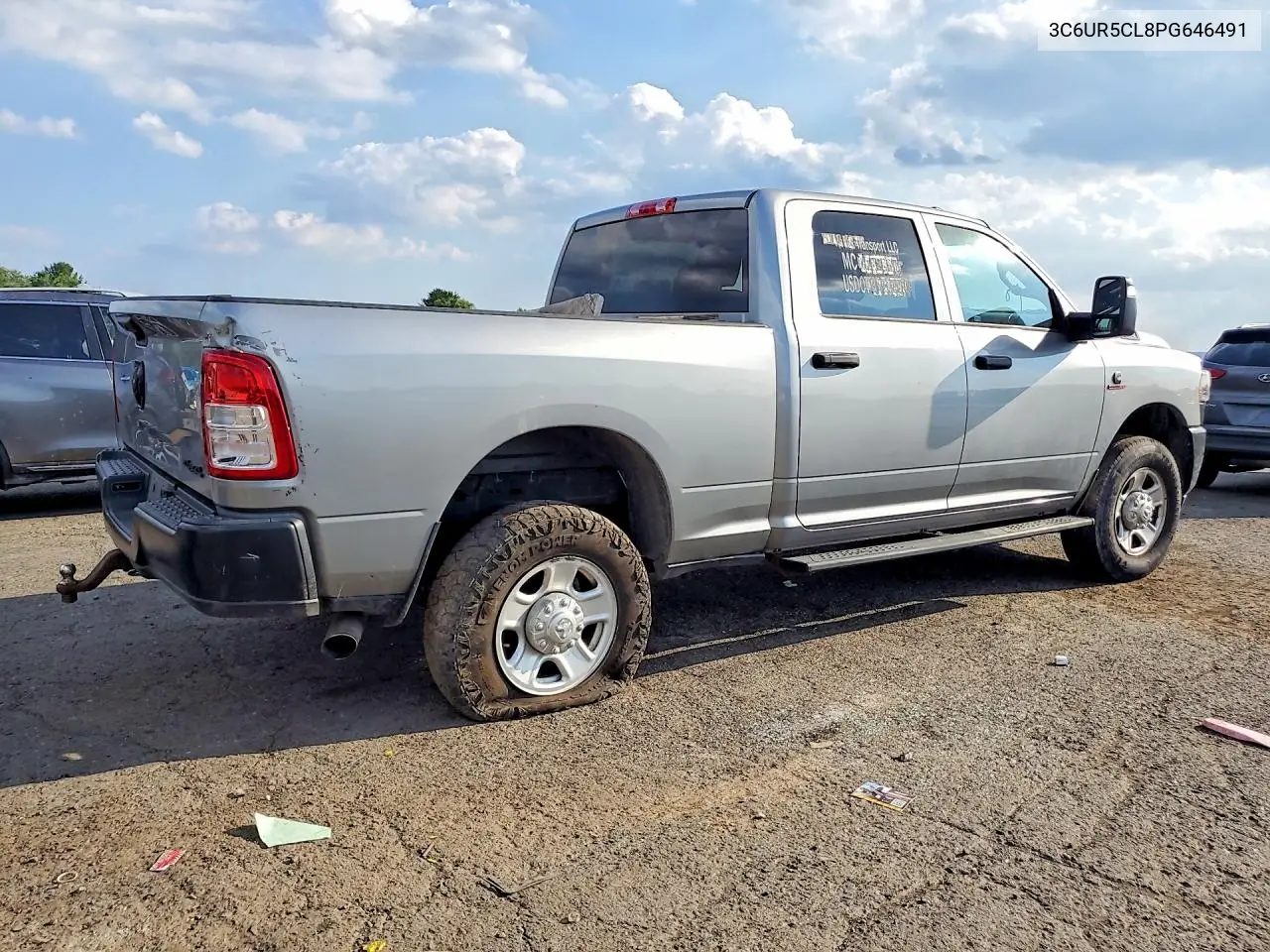 2023 Ram 2500 Tradesman VIN: 3C6UR5CL8PG646491 Lot: 60560246