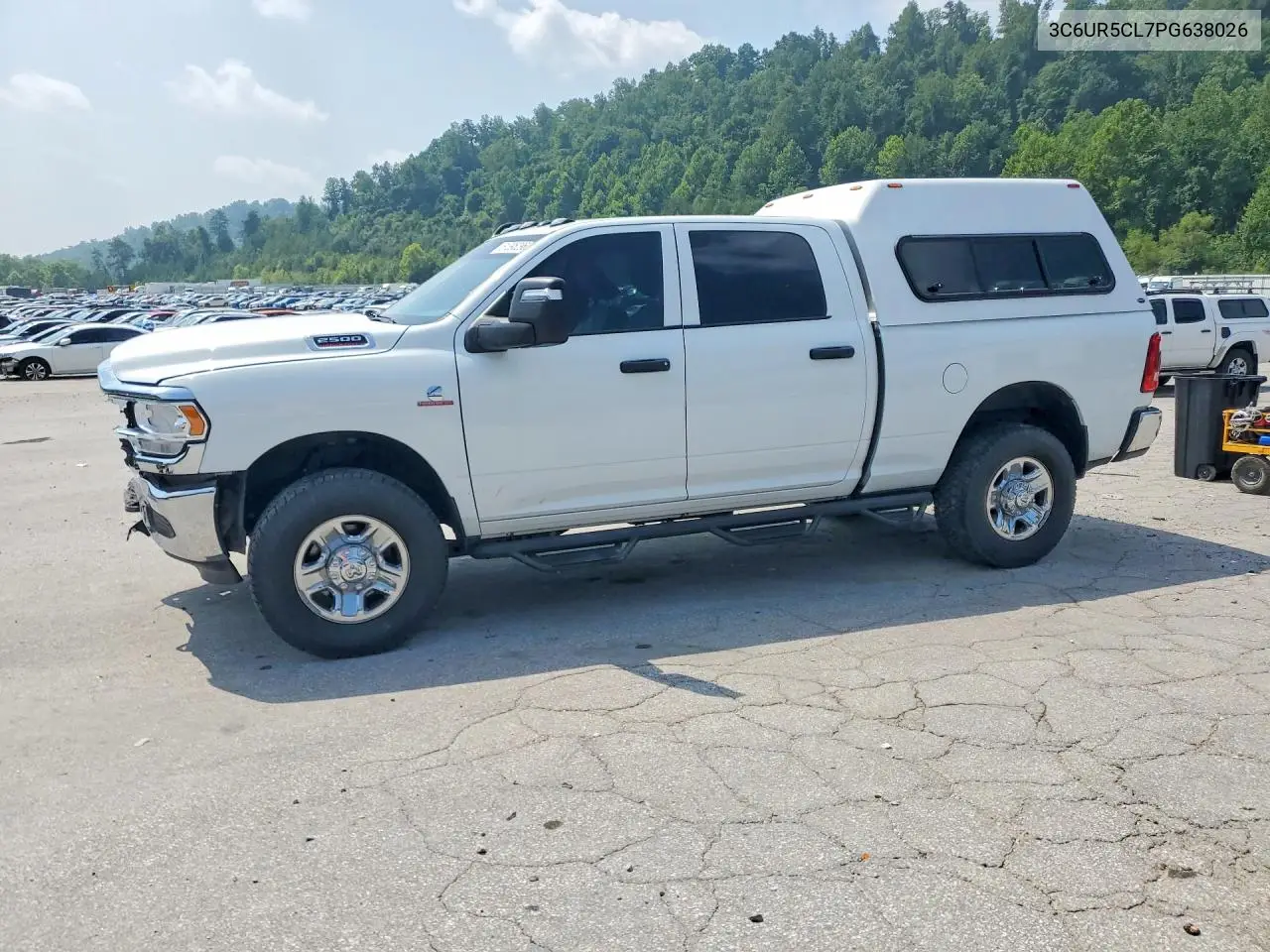 2023 Ram 2500 Tradesman VIN: 3C6UR5CL7PG638026 Lot: 61395296