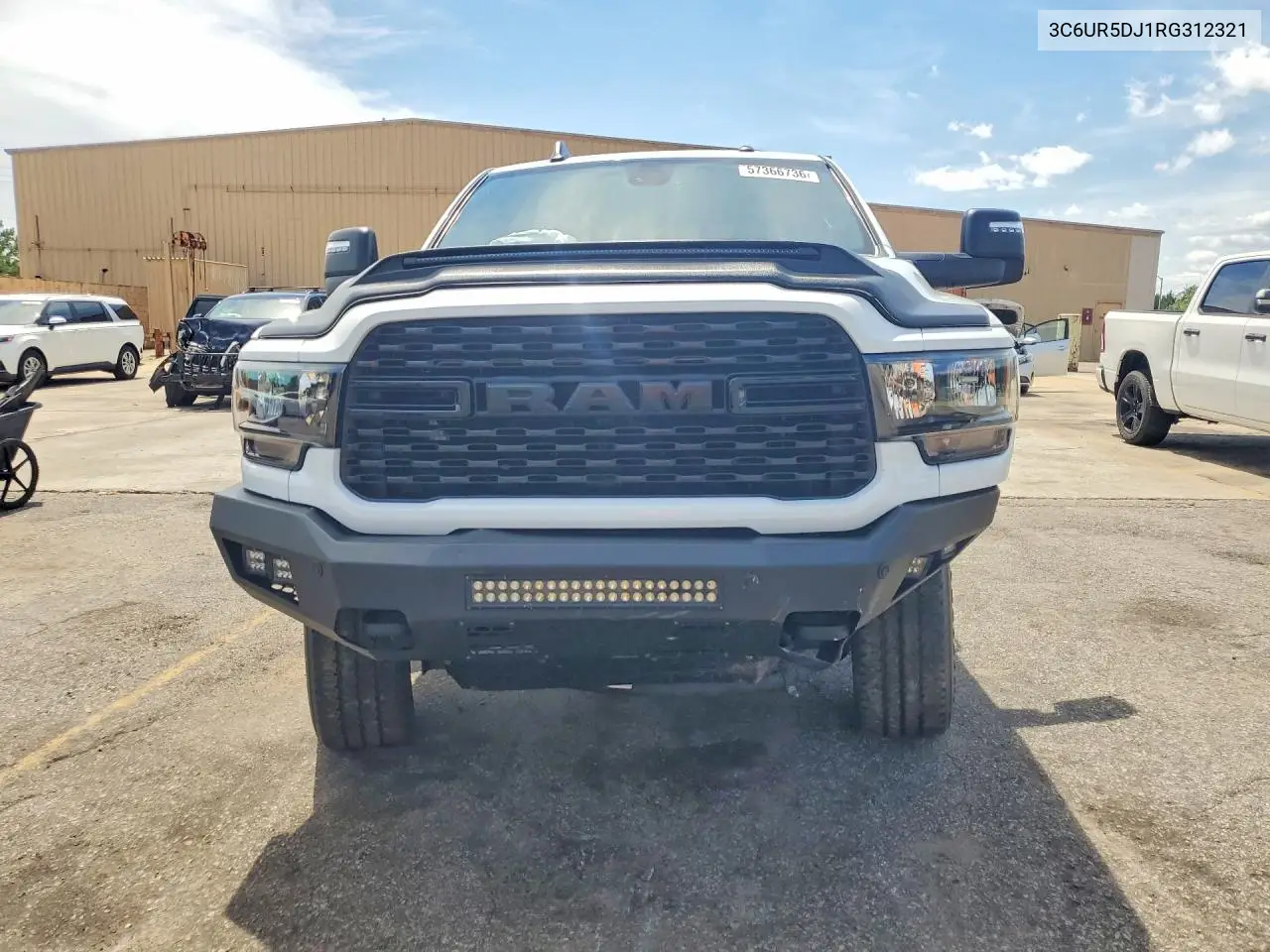 2024 Ram 2500 Big Horn VIN: 3C6UR5DJ1RG312321 Lot: 57366736