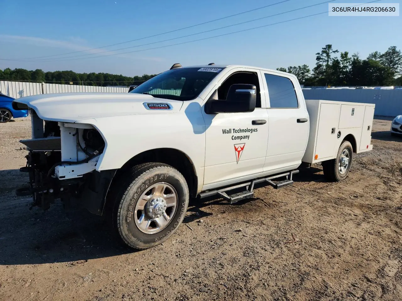2024 Ram 2500 Tradesman VIN: 3C6UR4HJ4RG206630 Lot: 59028706