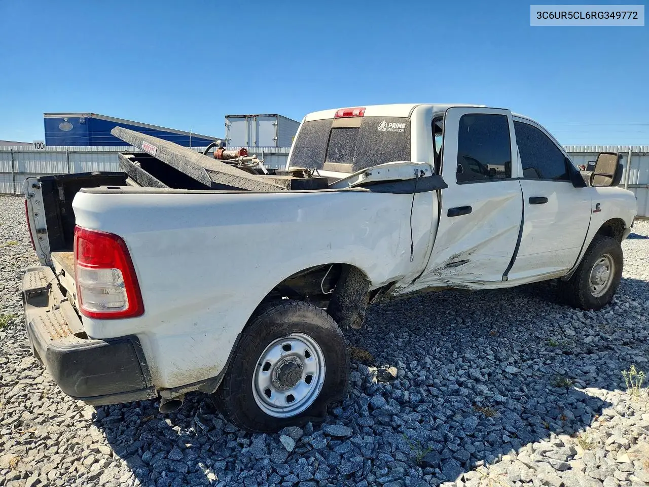 2024 Ram 2500 VIN: 3C6UR5CL6RG349772 Lot: 60001746