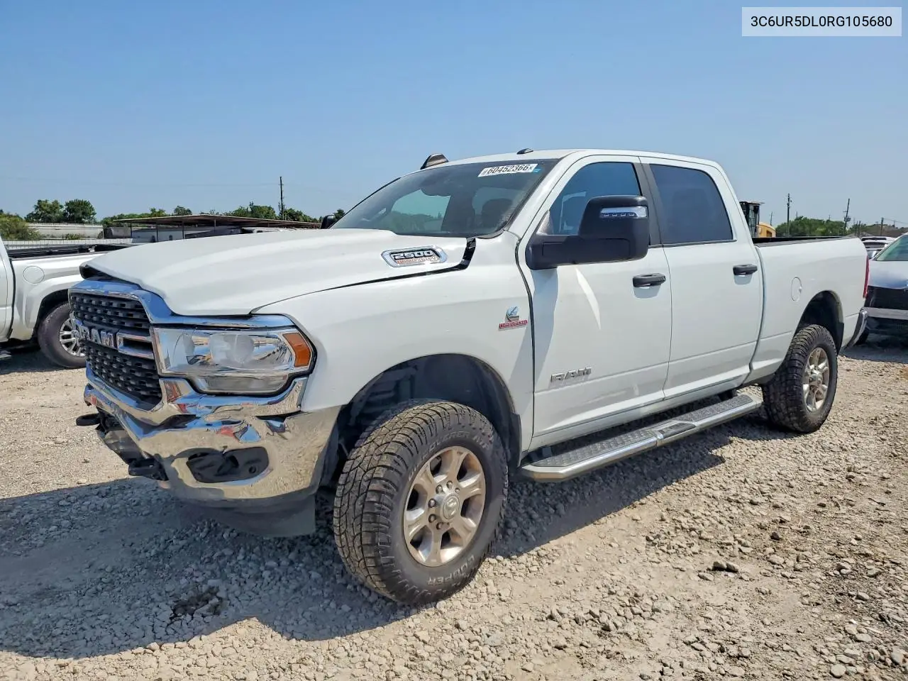2024 Ram 2500 Big Horn VIN: 3C6UR5DL0RG105680 Lot: 60452366