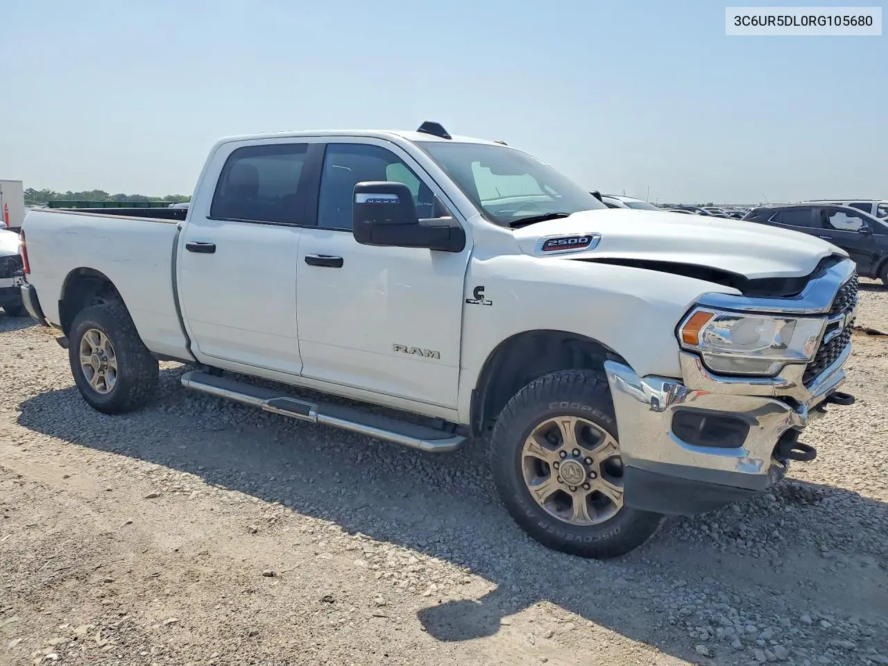 2024 Ram 2500 Big Horn VIN: 3C6UR5DL0RG105680 Lot: 60452366