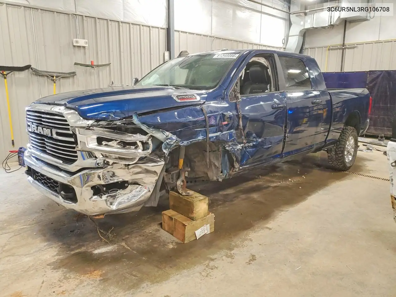 2024 Ram 2500 Laramie VIN: 3C6UR5NL3RG106708 Lot: 61340086