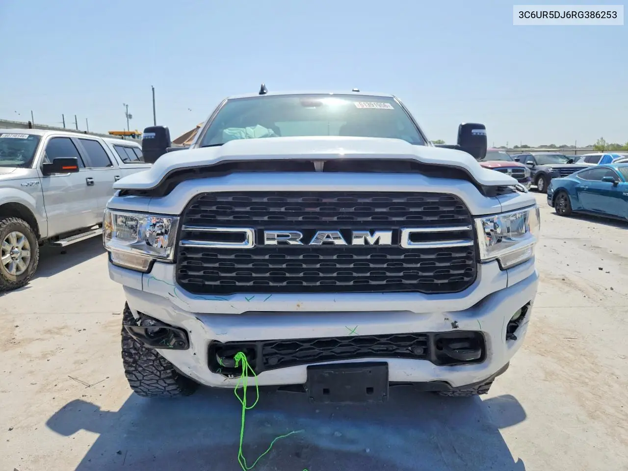 2024 Ram 2500 Big Horn VIN: 3C6UR5DJ6RG386253 Lot: 61391956