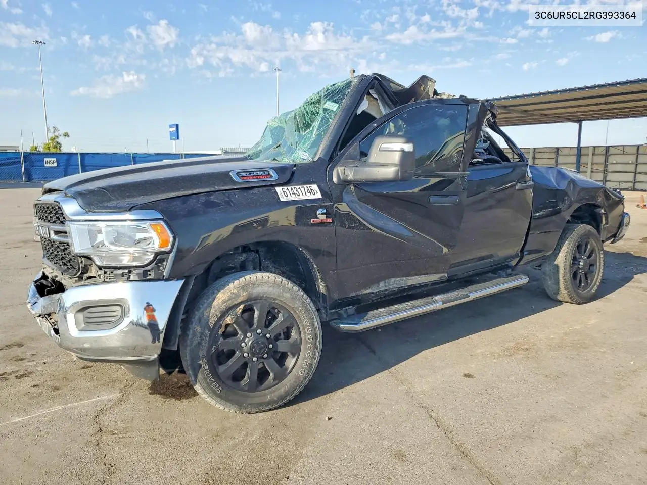 2024 Ram 2500 Tradesman VIN: 3C6UR5CL2RG393364 Lot: 61431746
