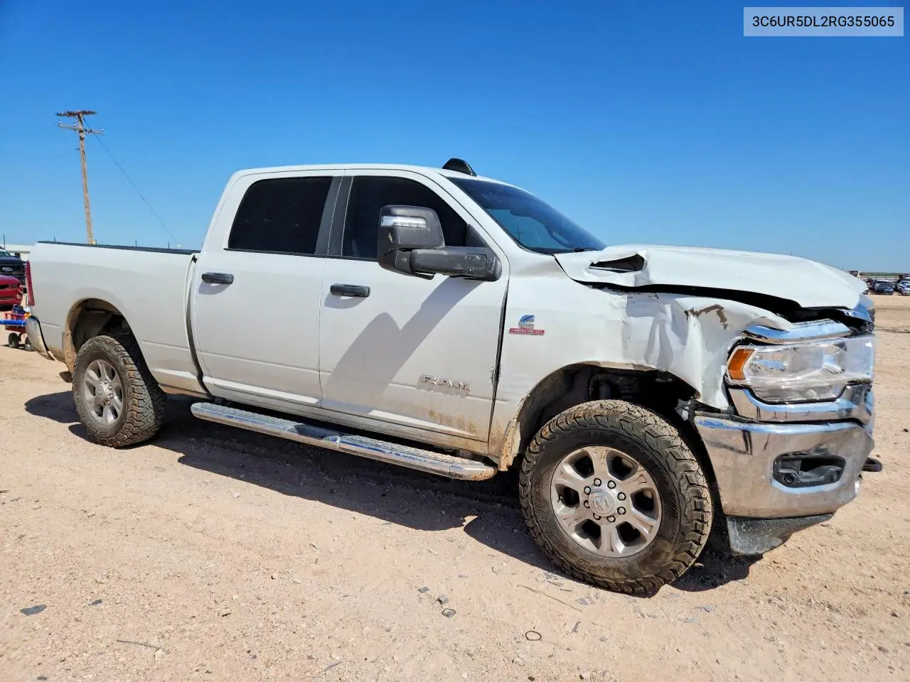 2024 Ram 2500 Big Horn VIN: 3C6UR5DL2RG355065 Lot: 61890916
