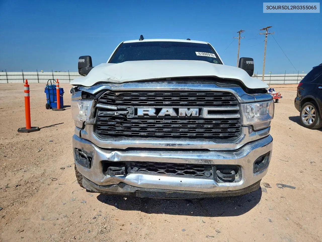 2024 Ram 2500 Big Horn VIN: 3C6UR5DL2RG355065 Lot: 61890916