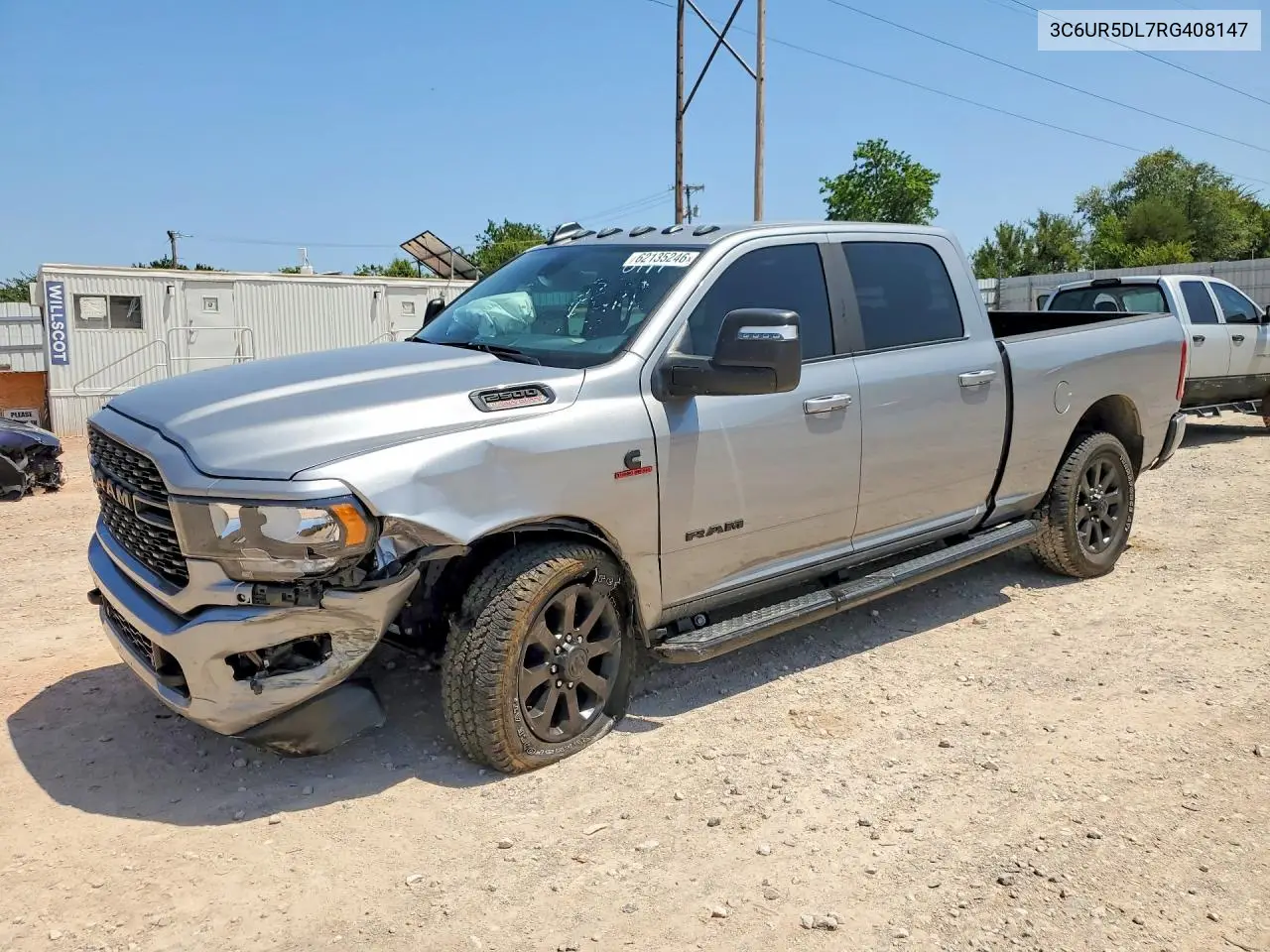 2024 Ram 2500 Big Horn VIN: 3C6UR5DL7RG408147 Lot: 62135246