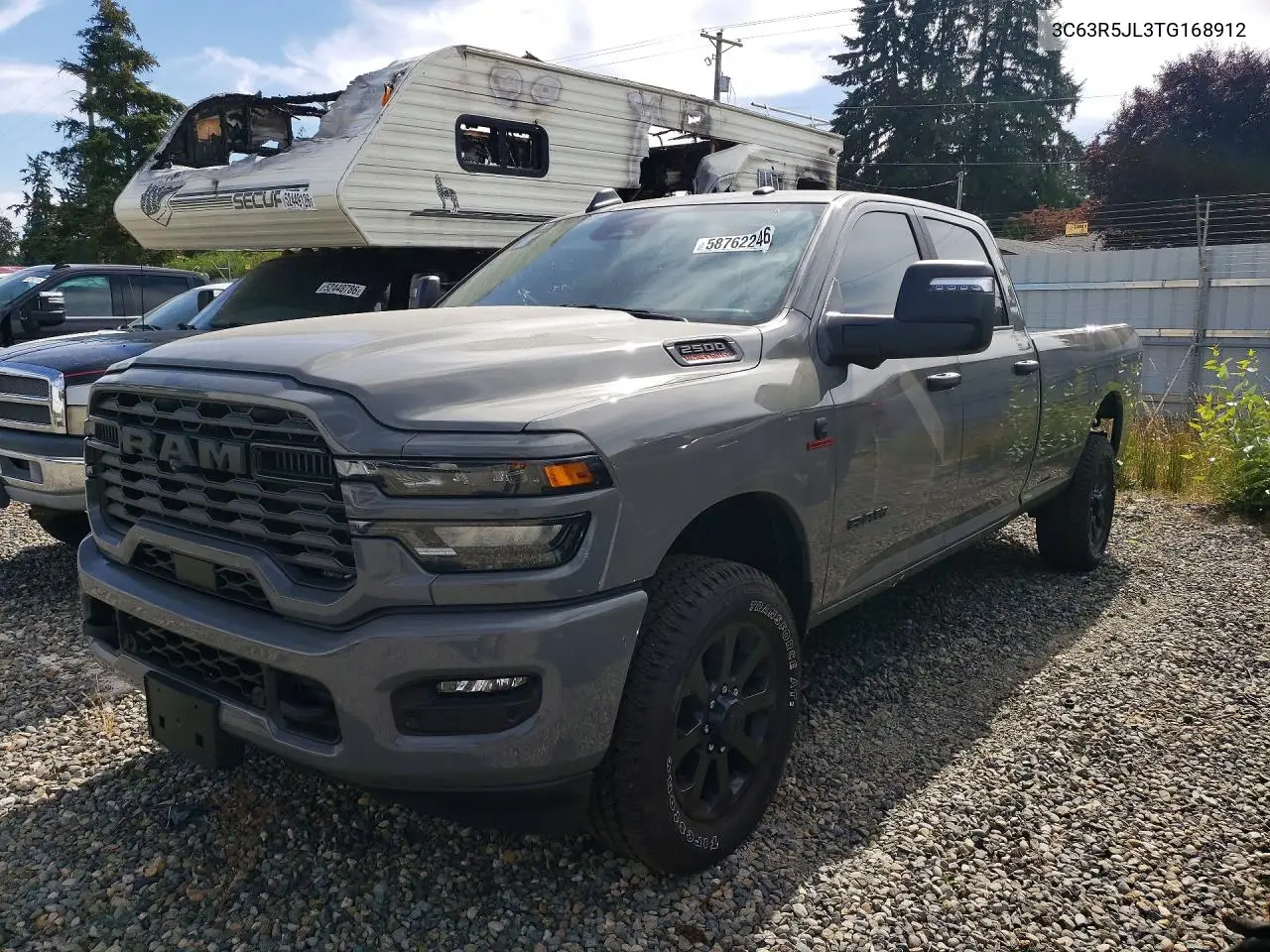 2026 Ram 2500 Big Horn VIN: 3C63R5JL3TG168912 Lot: 58762246