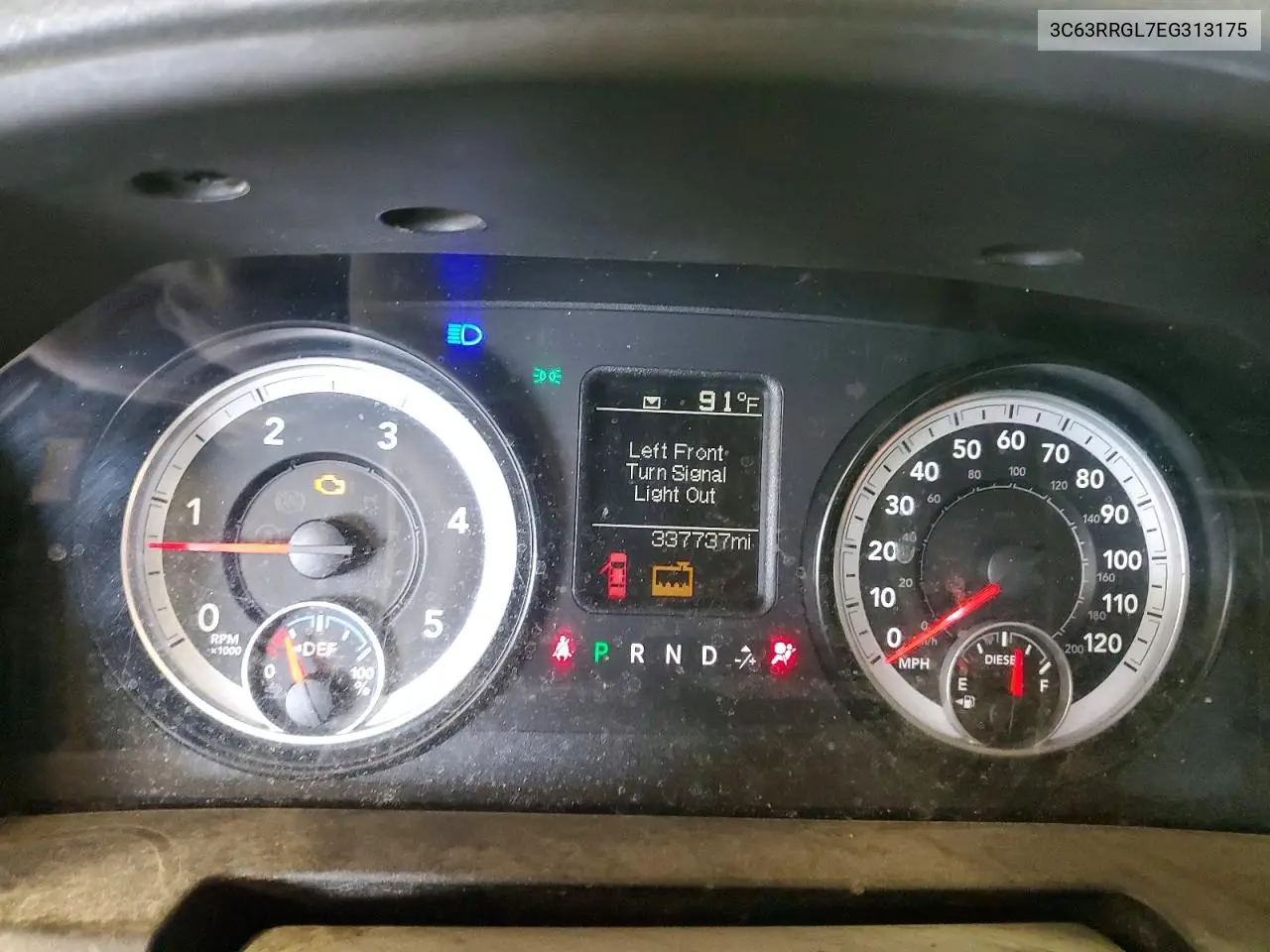 2014 Ram 3500 St VIN: 3C63RRGL7EG313175 Lot: 59343576