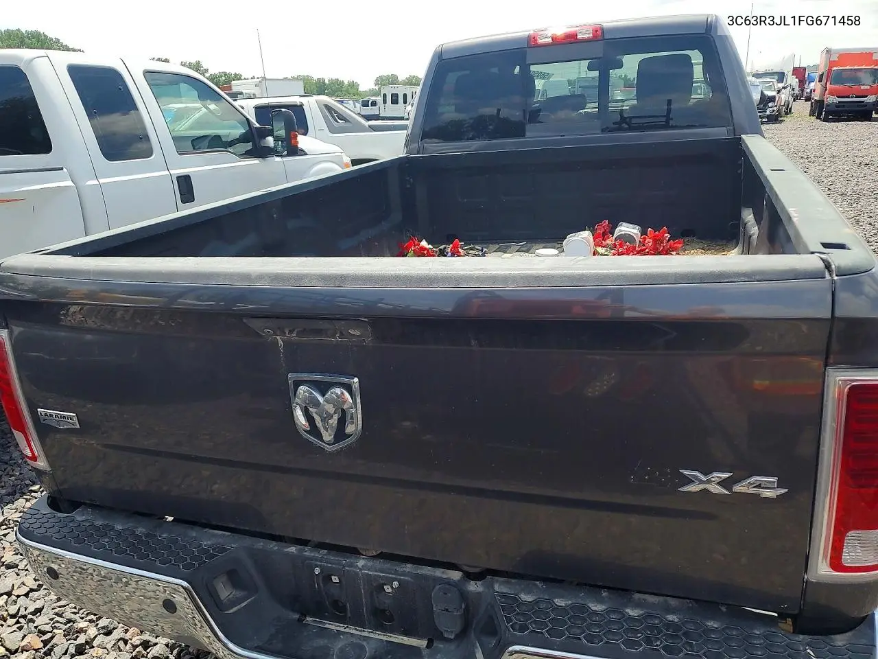 2015 Ram 3500 Laramie VIN: 3C63R3JL1FG671458 Lot: 55950436