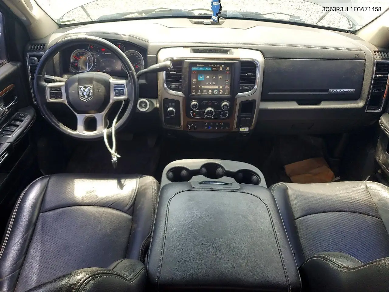 2015 Ram 3500 Laramie VIN: 3C63R3JL1FG671458 Lot: 55950436