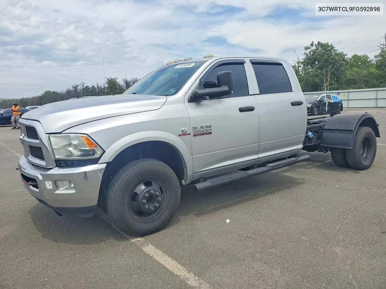 2015 Ram 3500 VIN: 3C7WRTCL9FG592898 Lot: 57639266