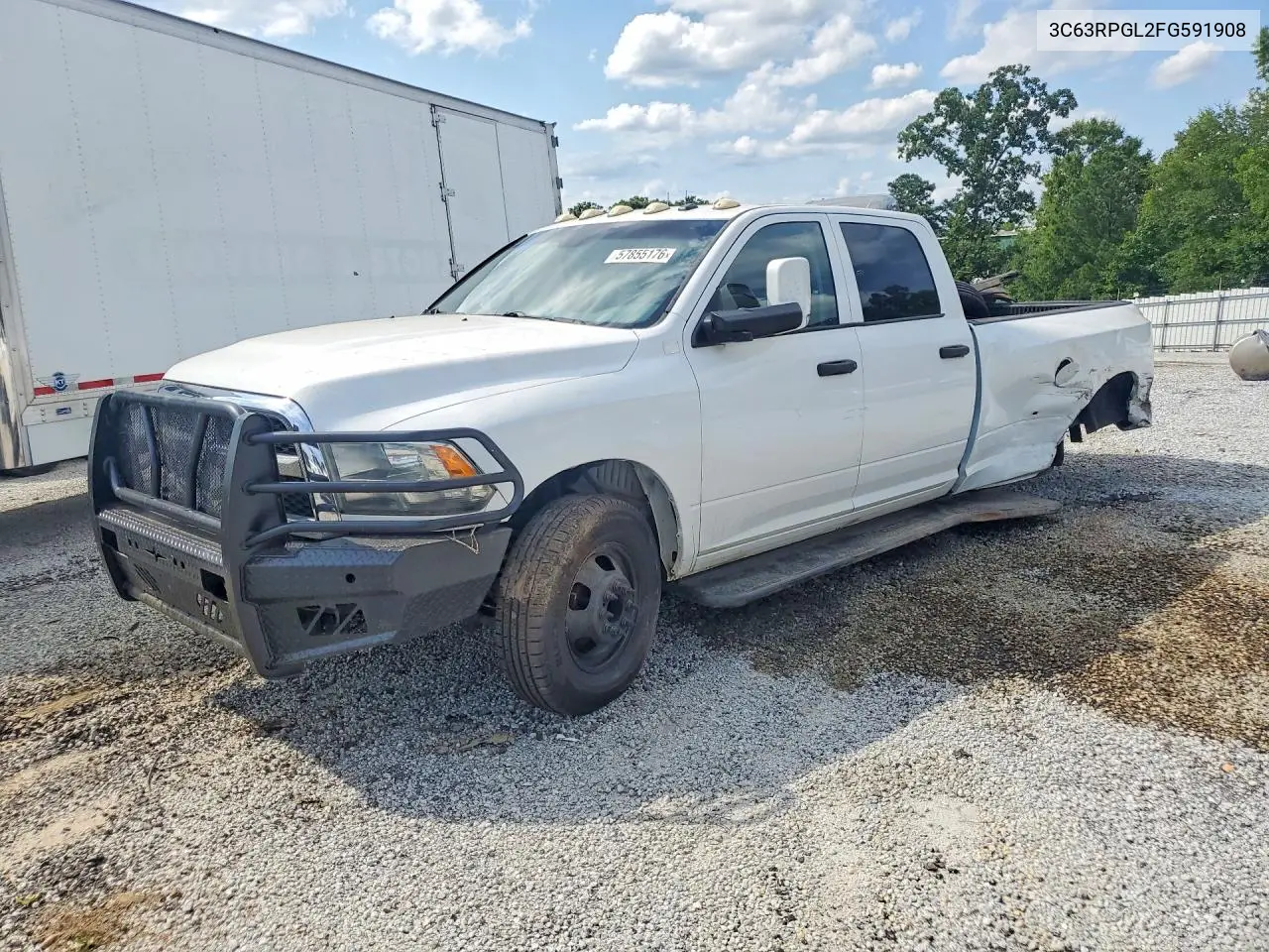 2015 Ram 3500 St VIN: 3C63RPGL2FG591908 Lot: 57855176