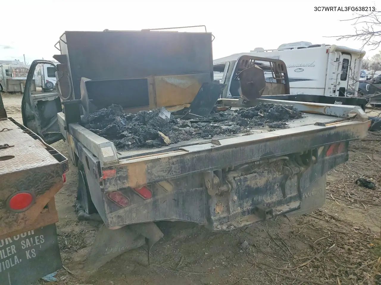 2015 Ram 3500 Flatbed Truck VIN: 3C7WRTAL3FG638213 Lot: 78320555