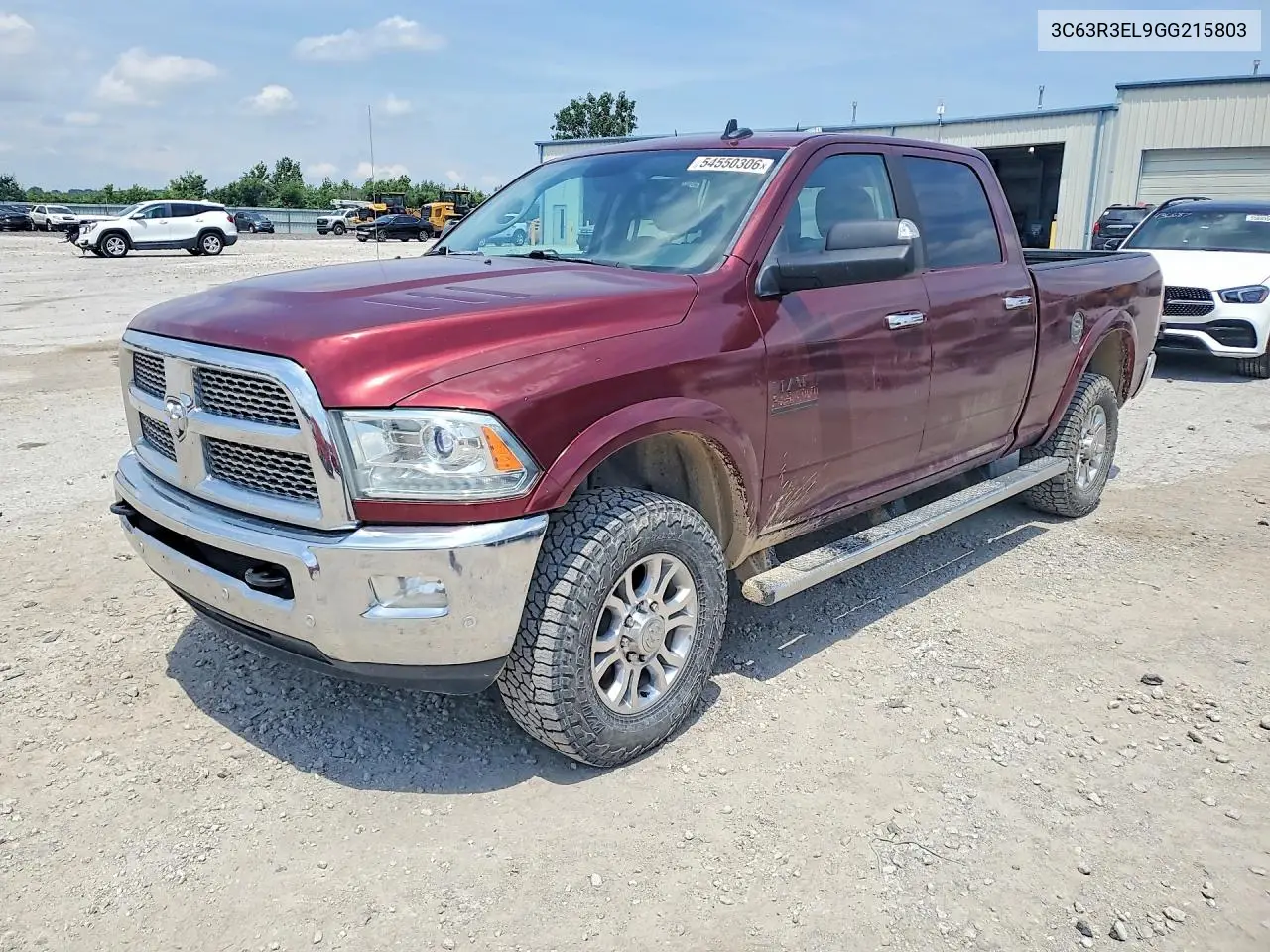 2016 Ram 3500 Laramie VIN: 3C63R3EL9GG215803 Lot: 54550306