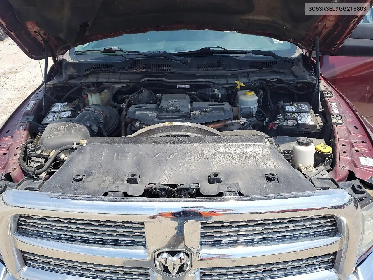 2016 Ram 3500 Laramie VIN: 3C63R3EL9GG215803 Lot: 54550306
