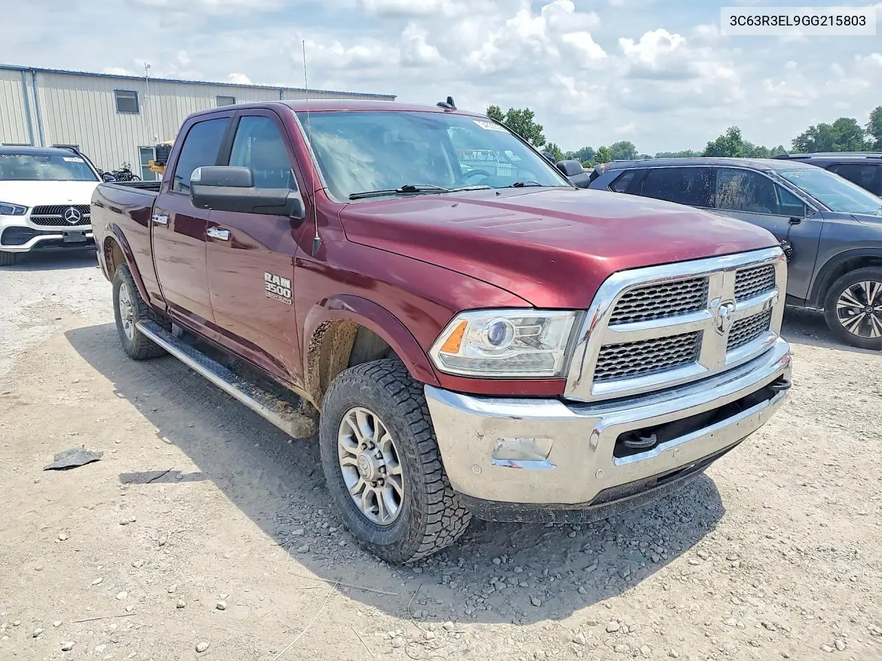2016 Ram 3500 Laramie VIN: 3C63R3EL9GG215803 Lot: 54550306