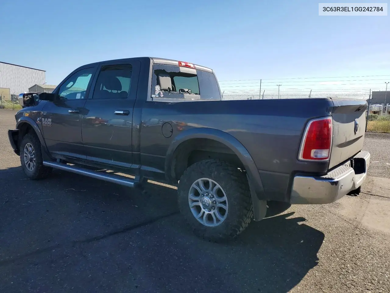 2016 Ram 3500 Laramie VIN: 3C63R3EL1GG242784 Lot: 55725906