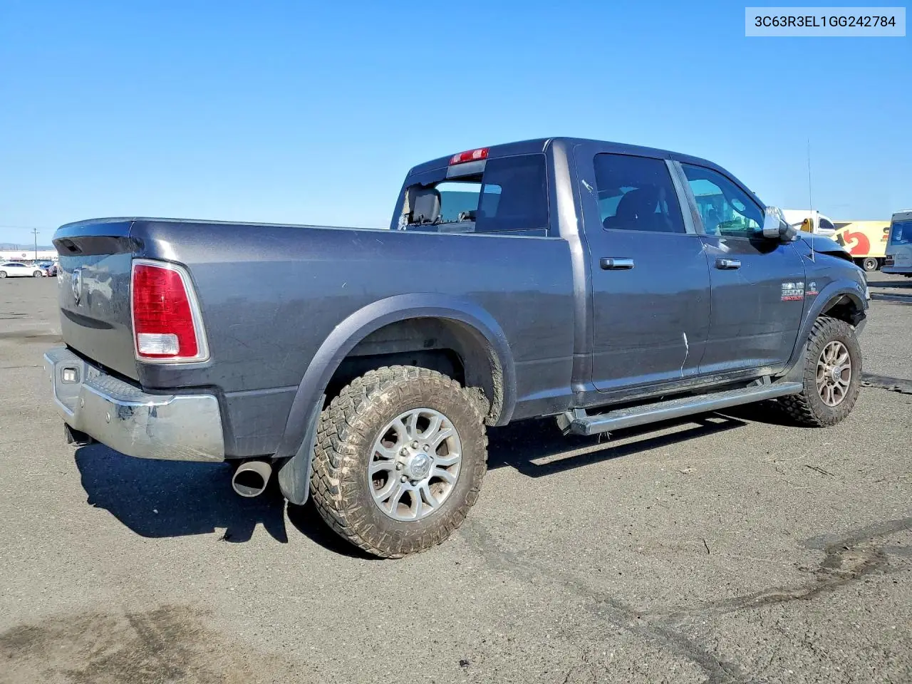 2016 Ram 3500 Laramie VIN: 3C63R3EL1GG242784 Lot: 55725906