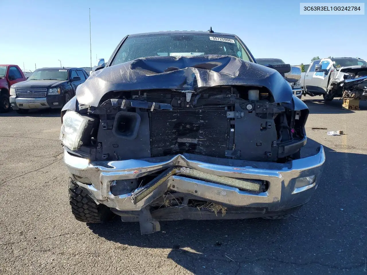 2016 Ram 3500 Laramie VIN: 3C63R3EL1GG242784 Lot: 55725906