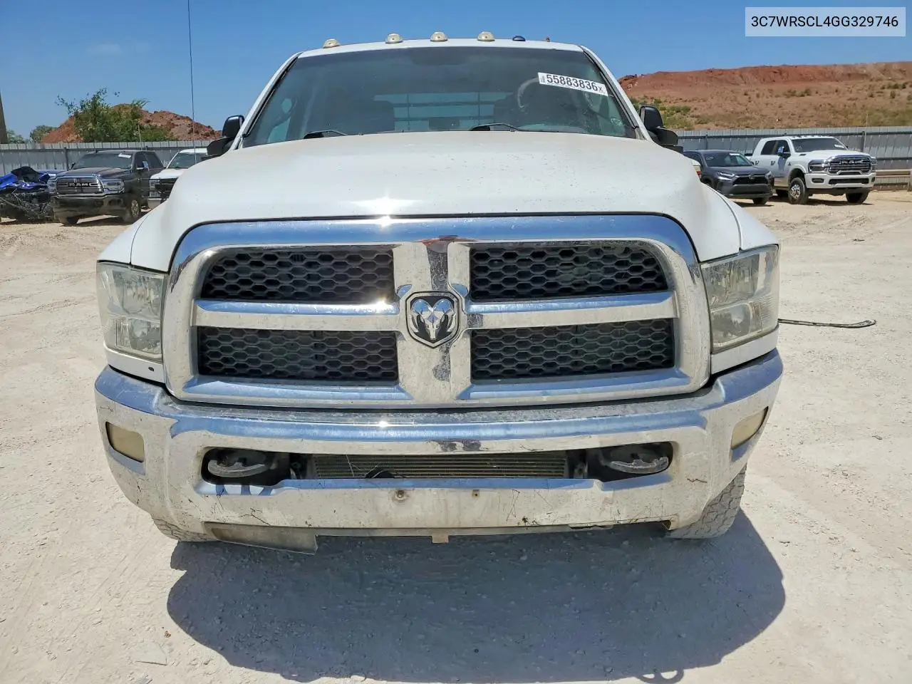 2016 Ram 3500 VIN: 3C7WRSCL4GG329746 Lot: 55883836