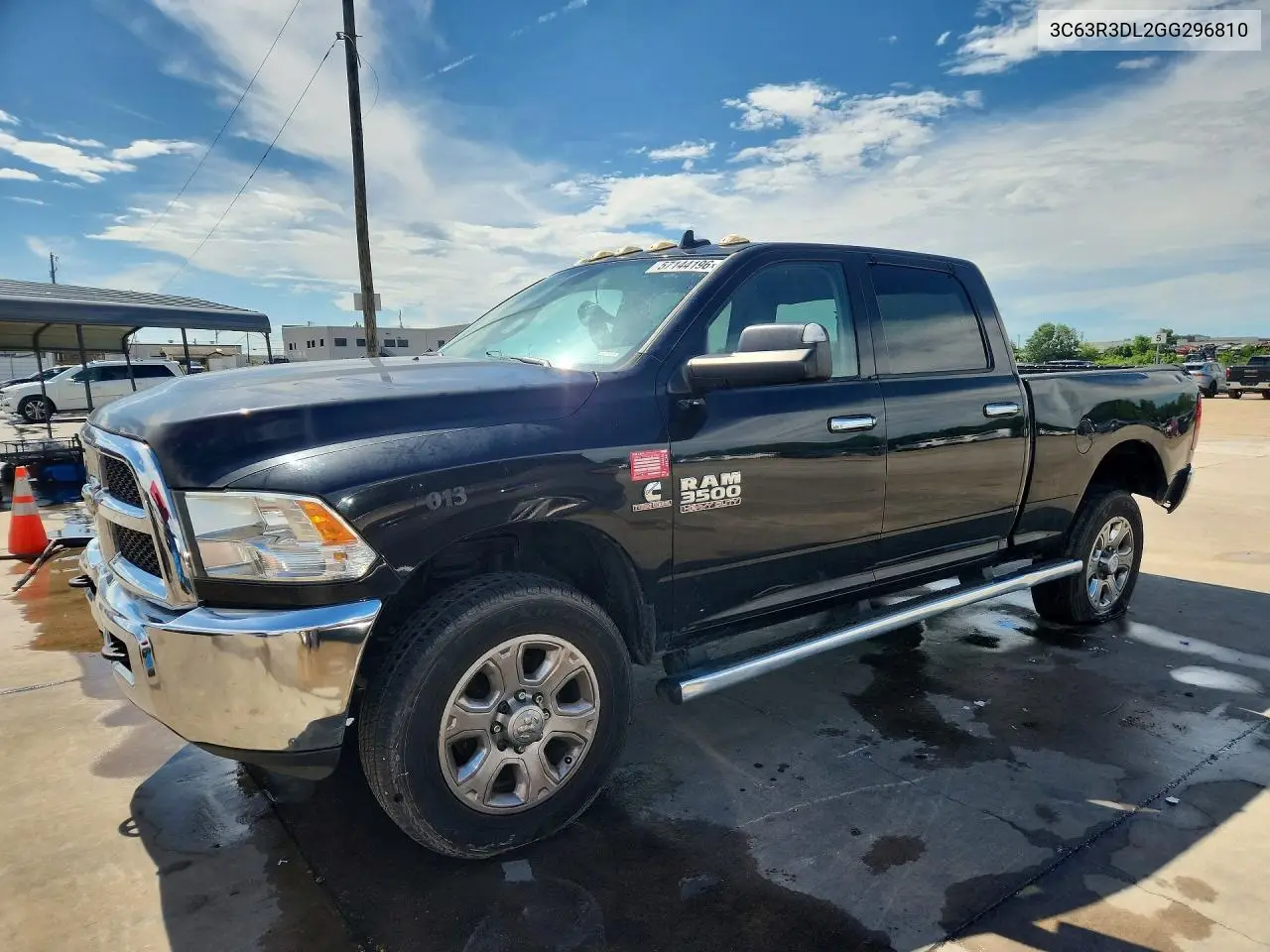 2016 Ram 3500 Slt VIN: 3C63R3DL2GG296810 Lot: 57144196