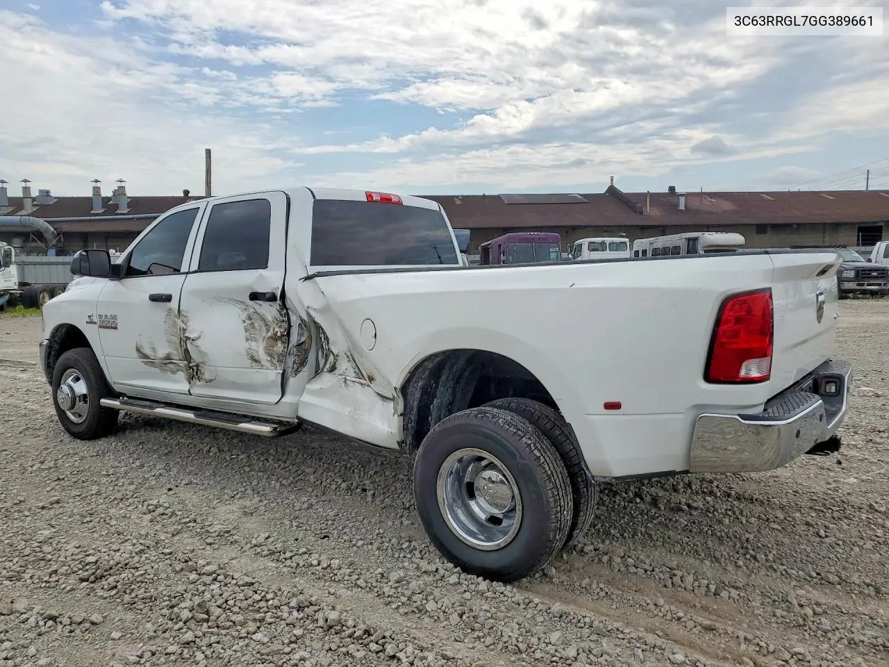 2016 Ram 3500 VIN: 3C63RRGL7GG389661 Lot: 58770136